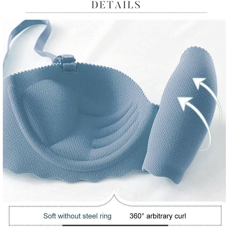 FINETOO Бесшовный бюстгальтер, удобное беспроводное нижнее белье для женщин, нескользящие бюстгальтеры без бретелек