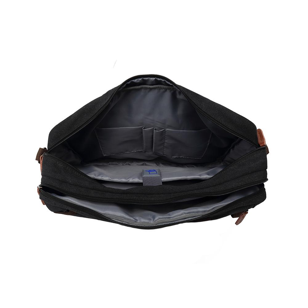 Мужской рюкзак Cool Bell, многофункциональный канва-рюкзак, сумка через плечо, сумка-мессенджер и сумка 15,6/17,3-дюймовый рюкзак для ноутбука