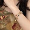 Vintage Baroque Pearl Double-Layer Light Luxury Bracelet: Elegant New Chinese Style Fashion Jewelry