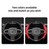 Volvo Steering Wheel Cover Carbon Fiber Leather Cover Car Accessories For Volvo Xc60 Xc90 V40 V60 S60 V50 V90 S80 C40 XC40 V70