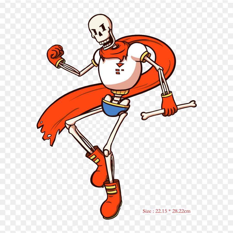 Папирус Undertale железные нашивки для DIY теплопередача одежда футболка термонаклейки украшения печать