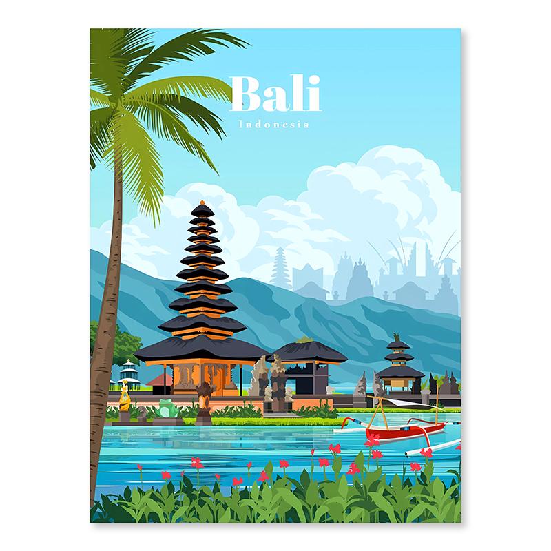 Nordic City Posters Paris London Tokyo Famous Cities Wall Art Canvas Painting Living Room Decorative Paints Picture Home Decor