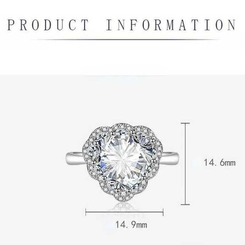 Sace Gems Классическое кольцо из медного сплава с цирконом, женские ювелирные изделия, свадебный подарок для вечеринки