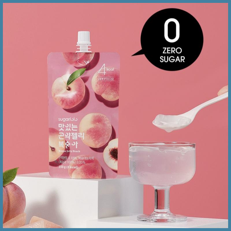 [ПРИЕМ] Желе Sugaro Konjac 150 г/стоячий пакет/клубника, киви/зеленый виноград/персик, слива