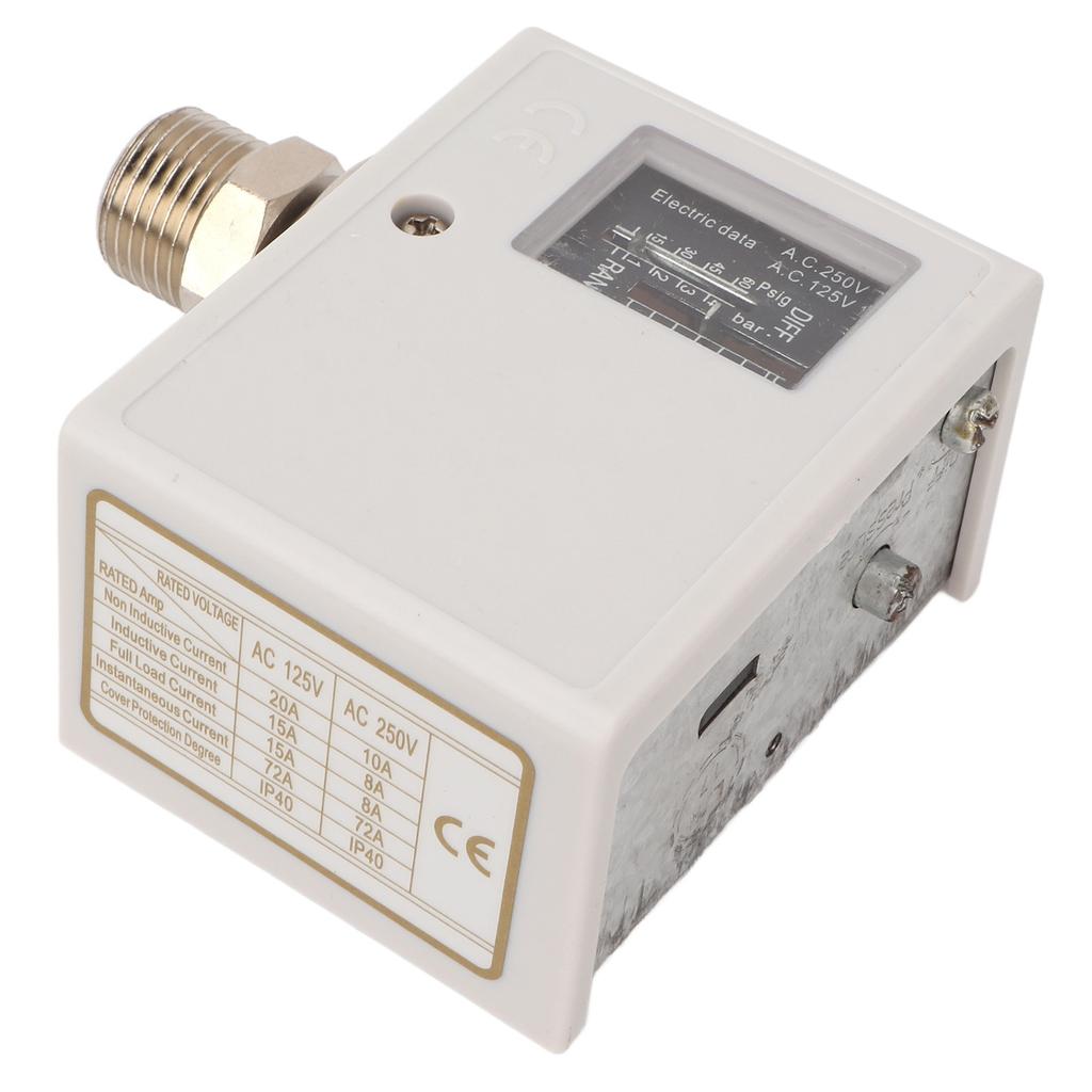 Реле давления воздушного компрессора Латунный сердечник Мелкая резьба Реле давления насоса для скважины для котла Холодный