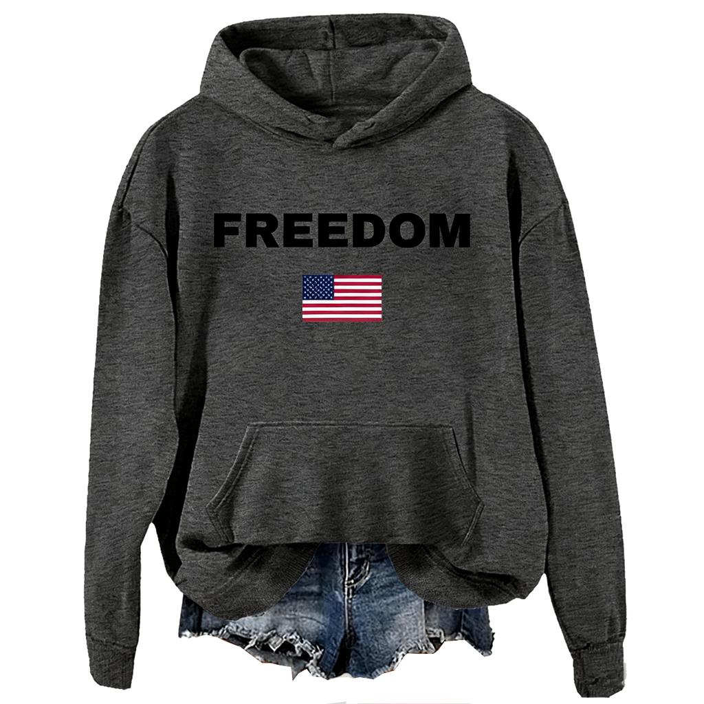 Women's Fashionable And Casual Long Sleeved Printed Round Neck Sportswear Pullover, Slim Fit T-shirt Top