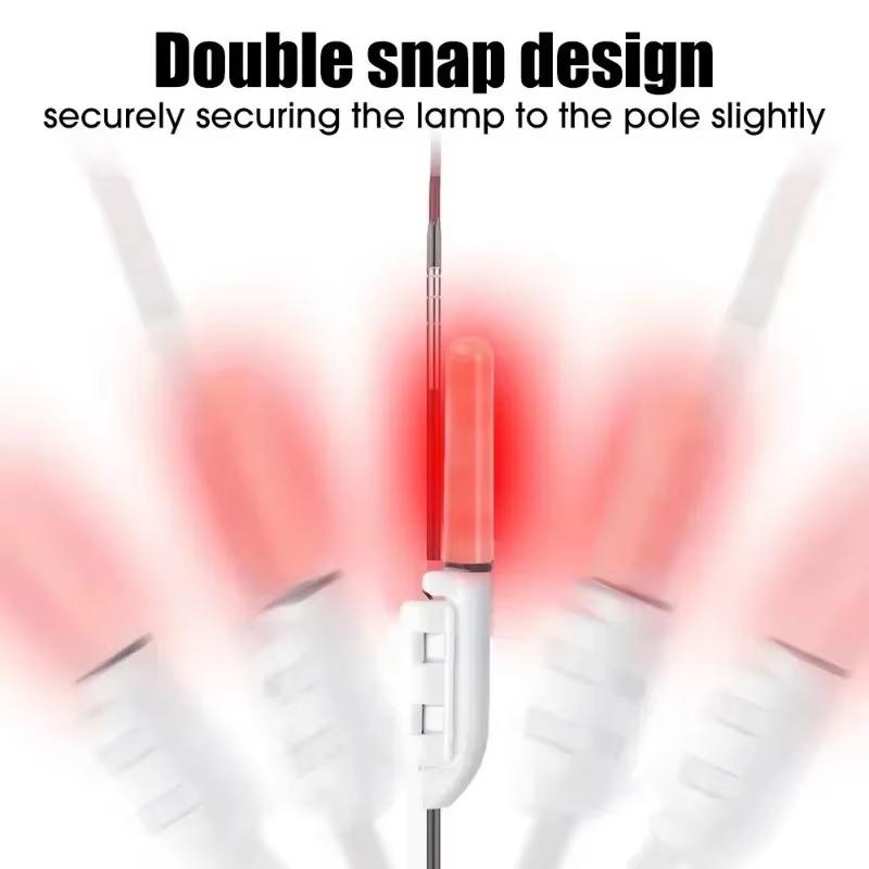 1 шт. Светящиеся светодиодные колокольчики, световые стержни, мигающие электронные наконечники для удочек, световые стержни, ночные яркие сигнализаторы поклевки, инструменты