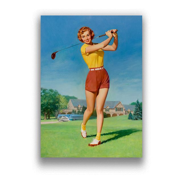 Сексуальная Красота Искусство Ретро Украшение Дома Комната Гостиная Диван Украшение Стены Картина