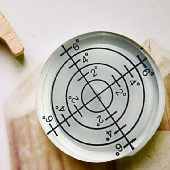 Портативный мини-духовой уровень 32x7 мм, круглый пузырьковый инструмент для выравнивания дизайна «яблочко»