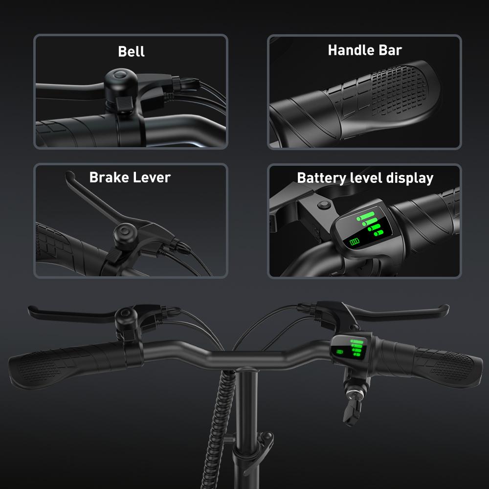 iScooter Electric Scooter F2 Adult Shopping Scooter 500W 30km/h Max Load 120KG 10 Inch Folding Light Weight with Seat and Basket