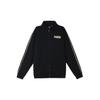 Logo Print Fleece-Lined Knit Jacket Men Outerwear Black 587138-01