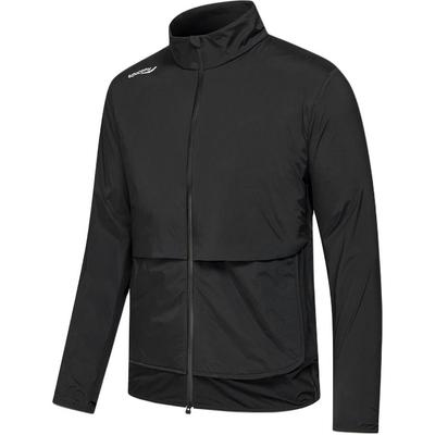 SAUCONY Удобная хлопковая куртка с воротником-стойкой, застежкой-молнией и длинными рукавами, приятная к коже, унисекс, SA2269PJ22T-BK001
