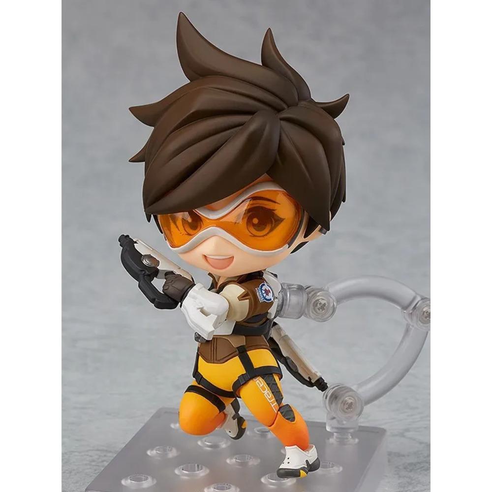 Anime Game OW Cute Kawaii Tracer 10cm Action Figure Toys
