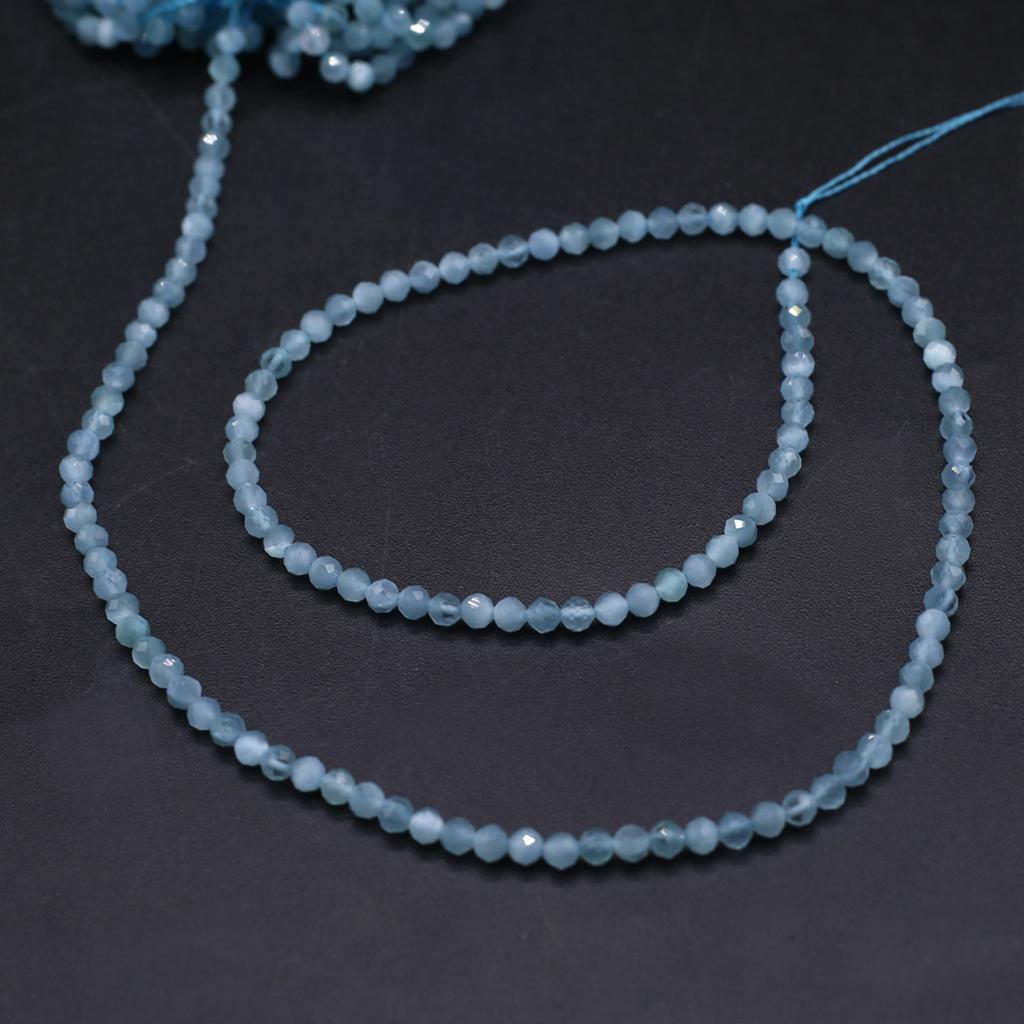 1 нить, граненые бусины из натурального камня, модные опаловые бусины-разделители для изготовления ювелирных изделий, DIY ожерелья, браслеты, подвесные декоративные аксессуары 38 см