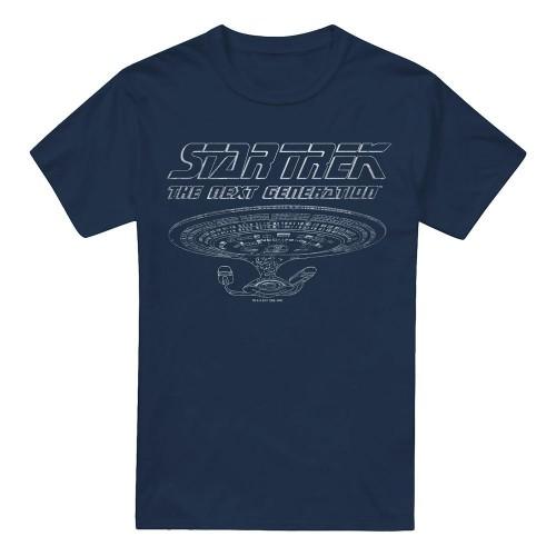 Star Trek Mens The Next Generation Enterprise T-Shirt