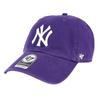 Forty Seven Brand 47 Yankees Clean Up NY Low Cap Cap, Logo, Purple, Men's/Women's,