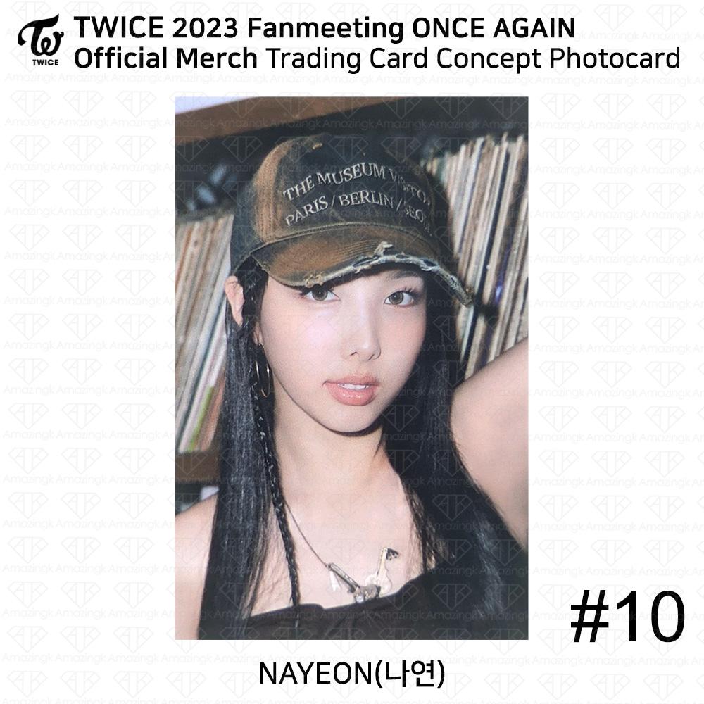 Twice Фан-встреча «ONCE AGAIN» в честь 8-й годовщины. Всплывающая карточка с коллекционной карточкой MD.