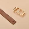 Новый женский круглый ремень с пряжкой, декоративный пояс для джинсов, универсальная пряжка из натуральной коровьей кожи для женщин