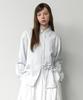 CLUNY Veil Waist Strap Shirt - Baby Pink