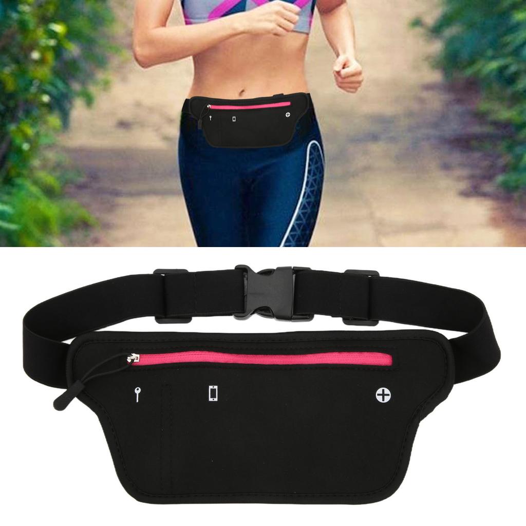 Waist Pack   Neoprene Running Waist Bag with Elastic Waistband for Men Women