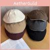 Cap Stylish Newsboy Women Casual Breathable Beret Hat With Plaid Wide Brim
