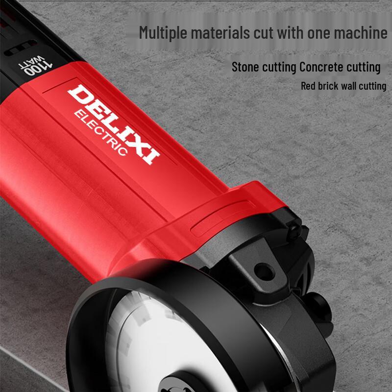 DELIXI ELECTRIC Многофункциональная угловая шлифовальная машина (УШМ) штепсель CN (адаптер в комплекте)
