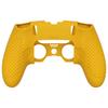 Силиконовый чехол для контроллера PS5 Edge, мягкий резиновый протектор, с накладками на стики, издание 3D Stud, нескользящий чехол, - (желтый)