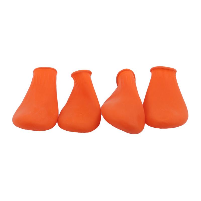 4Pcs Set Balloon Rubber Rain Boots Waterproof Dog Shoes for Chihuahua Portable Outdoor Pet Footwear Accessories Socks