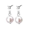 LOKUMI Earrings Compatible with Metal Allergies Made In Japan Pearl Bijou Stud Ladies Simple Small Size Short Sway Popularity Office Gift Present