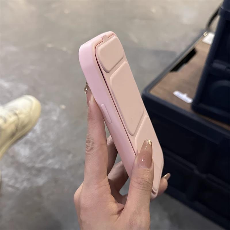 Инновационный кожаный чехол для телефона для iPhone 17 16 15 14 13 12 11 Pro Max с боковой вставкой, кронштейн для MagSafe, мягкая силиконовая крышка, противоударный