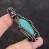 Amazonite Pendant Copper Wire Wrapped Pendant Gemstone Jewelry Women Pendant Handmade Pendant Amazonite Copper Jewelry Special Occasion Gift