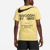 Nike Футболки мужские желтые с круглым вырезом умеренного прямого кроя DZ2882-700