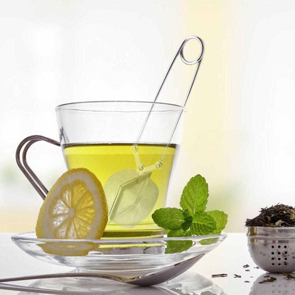 Stainless Steel Reusable Tea Filter Handle Design Teapot Tea Infuser Fine Mesh Tea Strainer Cup