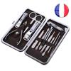 SIMPLISIM: Set Trousse Manucure 12 Pièces Pedicure Manicure Kit Coupe Ongles Pince comédons