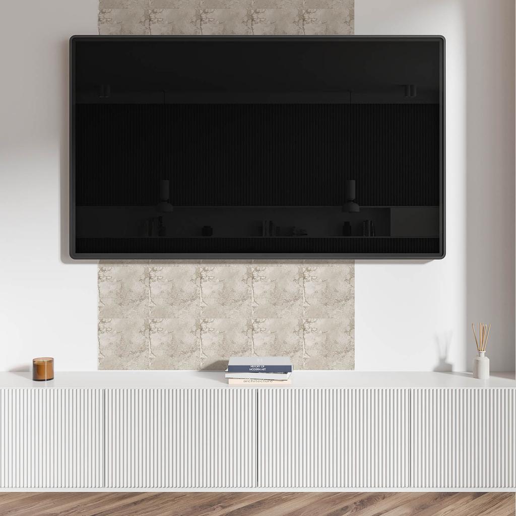 Zestaw Kafelków Pcv Z Wzorem Samoprzylepne Do Sypialni Naturalny Kamień W Strukturze 20X20X20 Cm