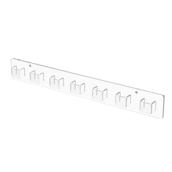 Настенный держатель для очков, органайзер для солнцезащитных очков, простая установка, экономящая место прозрачная акриловая стойка для хранения солнцезащитных очков