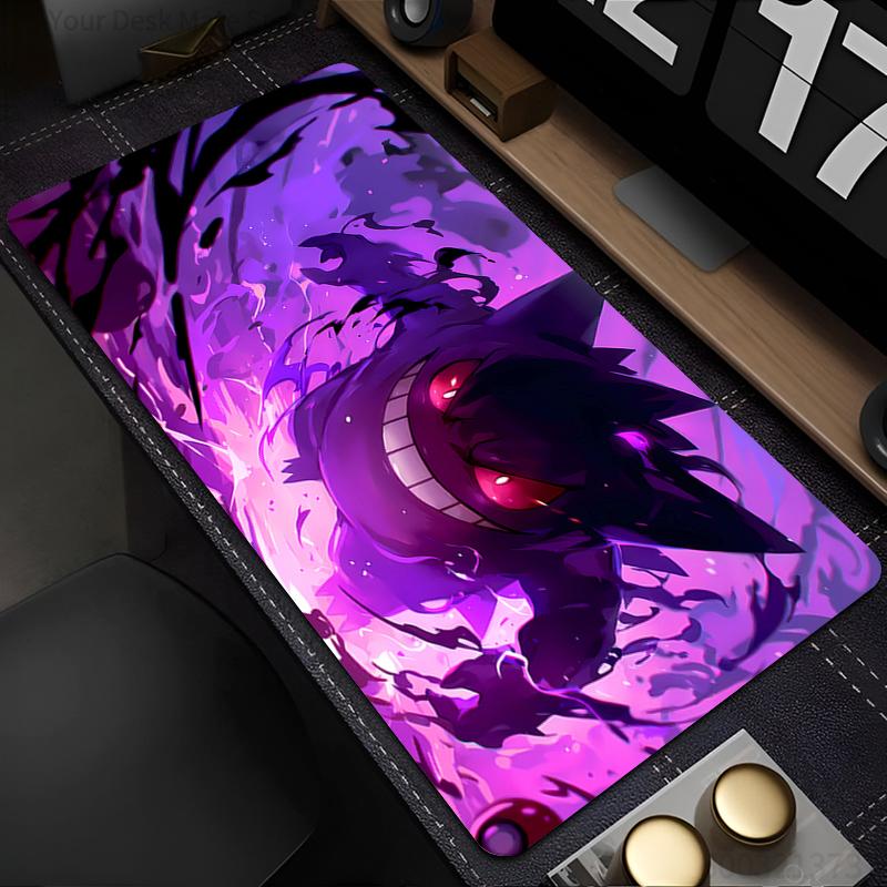 Mouse Pad Pokemon Gengar xcm Anime Cute Girl Gabinete Gamer Computer Desk Mat Keyboard Pad xxl Gaming Accessories Mousepad