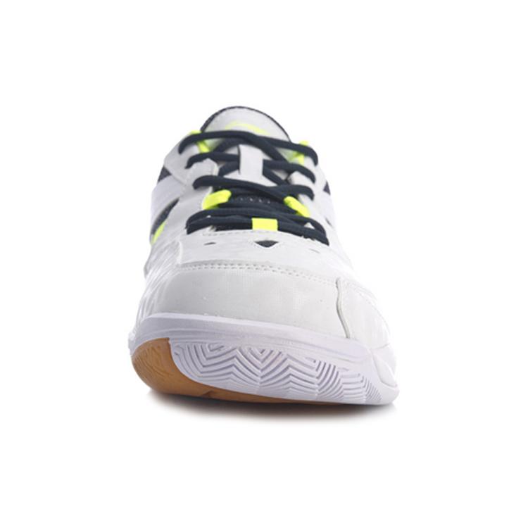 New LiNing Koba Anti Slip And Wear Resistant Lightweight Low Top Badminton Shoes Unisex White Gray AYTM079-5