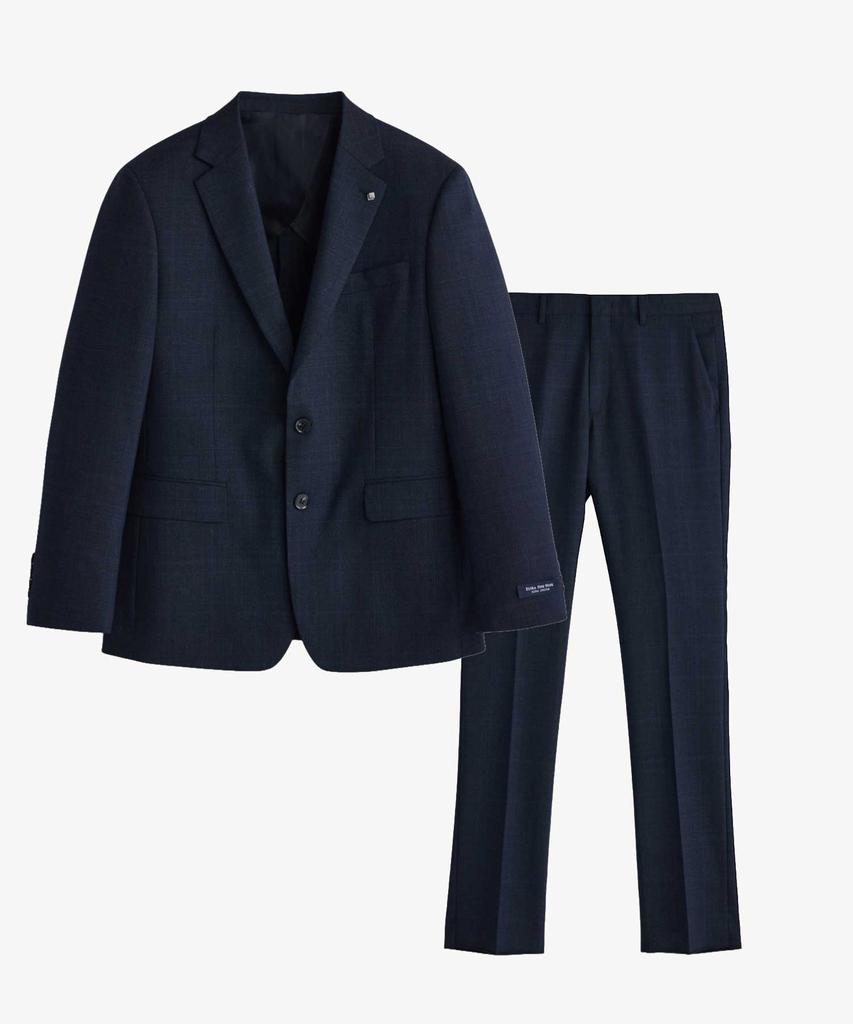 Stco [Summer Suit] Extra Fine Wool 51% Check Summer Suit Set_Navy (Classic Fit)_Ssjxb61Set