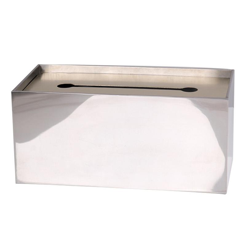 Modern Tissue Box Living Room Light Luxury Stainless Steel Resin High-end Ornaments Coffee Table Dining Table Model Room Soft Decorations