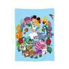 Alice In Wonderland  Knitted Blanket  Plush Throw Blanket Bed Sofa Decoration Soft Warm Bedsprea,