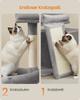 Feandrea Cat Tree Tower Condo with 2 Beds, Scratching Posts and Ramp, for Small and Medium Cats, Dove Grey