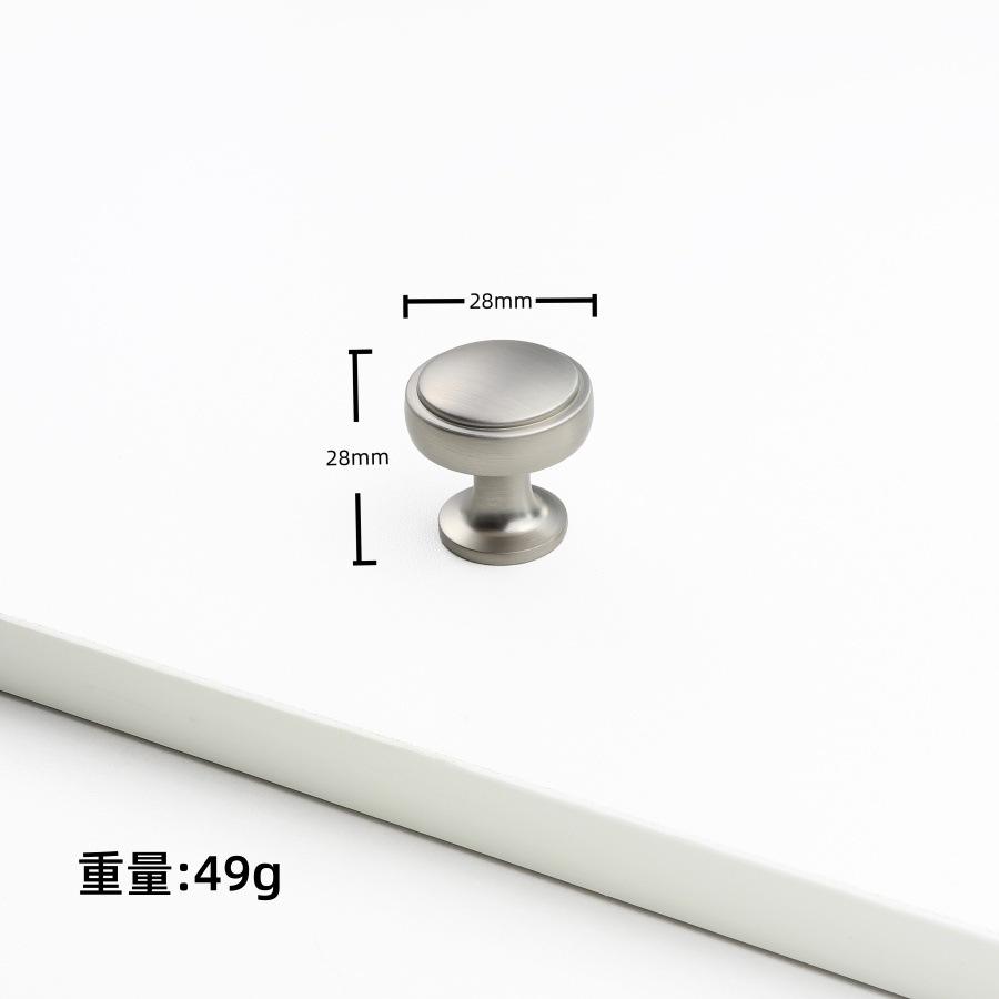 Nickel Brushed Kitchen Accessories Modern Drawer Knobs Wardrobe Closet Door Pulls Kitchen Cabinet Handles And Furniture Handles 2