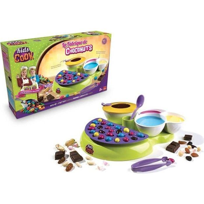 Fabrique de choconuts pour enfants goliath - bain-marie et batteur manuel - jaune