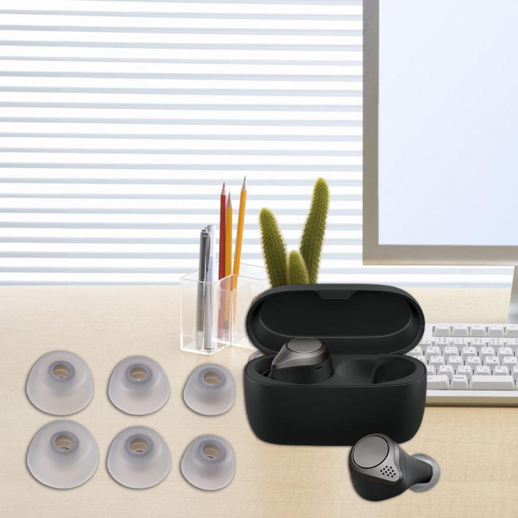 Мягкие силиконовые вкладыши, беруши, вкладыши, вкладыши для спортивных наушников Jabra Elite 75t/Elite 65t, амбушюры