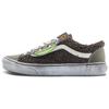 Vans X Стиль Улицы Сезам 36 Унисекс Коричневый Оливково-зеленый VN0A54F6YJ7