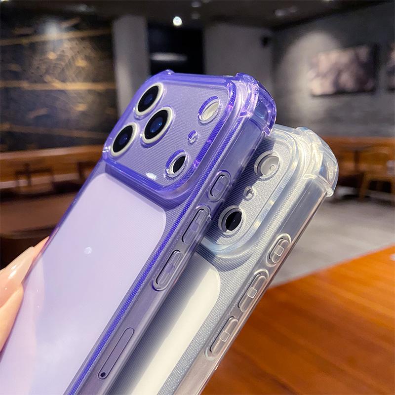 Роскошный прозрачный силиконовый чехол-желе для IPhone 17 Air 11 12 13 14 15 16 Pro Max Ударопрочный прозрачный задний чехол