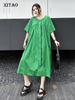 Простота, однотонное повседневное платье, модное индивидуальное женское платье на молнии ZY8683