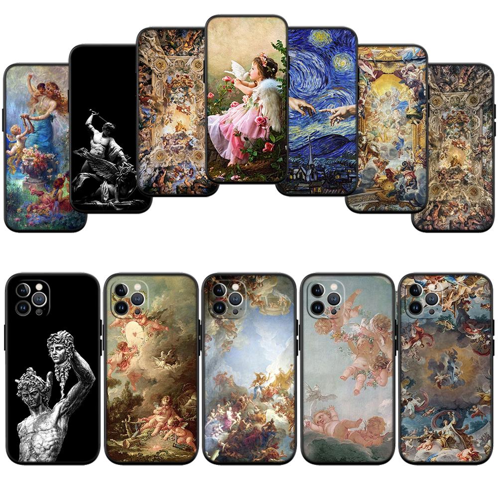 RP32 Fresco Adam Sculpture New High-End Shell Phone Case for Xiaomi Poco F8 M4 M5 M6 M7 X3 X6 X7 Pro GT NFC Ultra