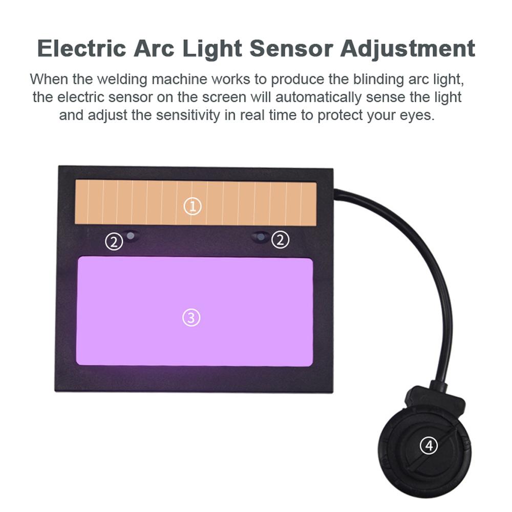 Солнечная зарядка, автоматическое затемнение, сварочная маска, крепление на голову, ЖК-экран с большим обзором, сварка